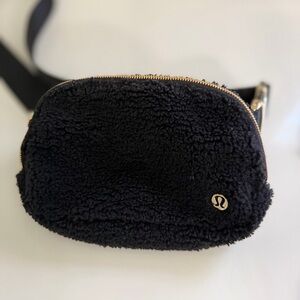 lululemon athletica Black Sherpa Crossbody Bag